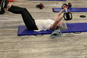 lifting weights